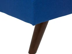 Beliani 3-Istuttava Vuodesohva Kangas Laivastonsininen Ronne Store