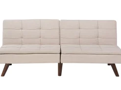 Beliani 3-Istuttava Vuodesohva Kangas Beige Ronne Shop