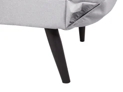 Beliani 2-Istuttava Vuodesohva Kangas Vaaleanharmaa Brekke Outlet