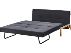 Beliani 2-Istuttava Vuodesohva Kangas Musta Edland Online