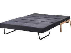 Beliani 2-Istuttava Vuodesohva Kangas Musta Edland Online