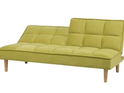 Beliani 3-Istuttava Vuodesohva Kangas Vihrea Siljan Clearance