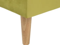 Beliani 3-Istuttava Vuodesohva Kangas Vihrea Siljan Clearance