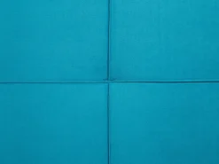 Beliani 3-Istuttava Vuodesohva Kangas Sininen Hasle Best