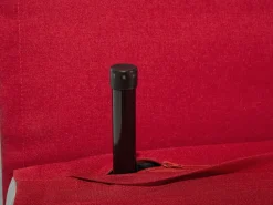 Beliani 1-Istuttava Vuodesohva Kangas Punainen Farris Store