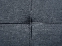 Beliani 3-Istuttava Vuodesohva Kangas Harmaa Ronne Outlet