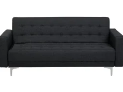 Beliani 3-Istuttava Vuodesohva Kangas Grafiitinharmaa Aberdeen Shop