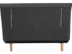 Beliani 1-Istuttava Vuodesohva Kangas Tummanharmaa Setten Clearance