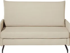 Beliani 2-Istuttava Vuodesohva Kangas Beige Belfast Outlet