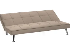 Beliani 3-Istuttava Vuodesohva Kangas Beige Hasle Online