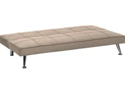 Beliani 3-Istuttava Vuodesohva Kangas Beige Hasle Online