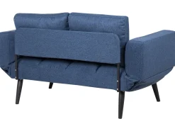 Beliani 2-Istuttava Vuodesohva Kangas Laivastonsininen Brekke Flash Sale