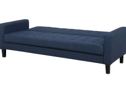 Beliani 3-Istuttava Vuodesohva Kangas Tummansininen Vehkoo Outlet