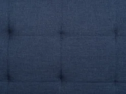 Beliani 3-Istuttava Vuodesohva Kangas Tummansininen Vehkoo Outlet