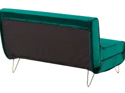 Beliani 2-Istuttava Vuodesohva Sametti Tummanvihrea Vestfold Shop