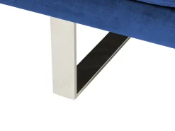 Beliani 2-Istuttava Vuodesohva Sametti Laivastonsininen York Discount