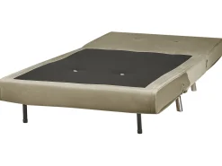 Beliani 1-Istuttava Vuodesohva Sametti Oliivinvihrea Farris Fashion