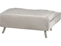 Beliani 1-Istuttava Vuodesohva Sametti Vaaleanharmaa Farris Shop