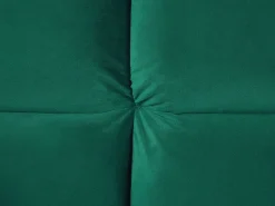 Beliani 3-Istuttava Vuodesohva Sametti Vihrea Asby Best