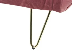 Beliani 2-Istuttava Vuodesohva Sametti Vaaleanpunainen Vestfold Discount