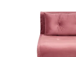 Beliani 2-Istuttava Vuodesohva Sametti Vaaleanpunainen Vestfold Discount