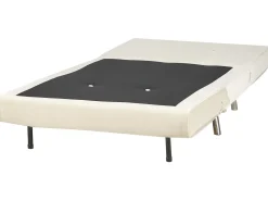 Beliani 1-Istuttava Vuodesohva Sametti Kermanvalkoinen Farris Online