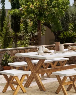 Beliani Jakkara Kuitusementti Valkoinen Olbia Cheap