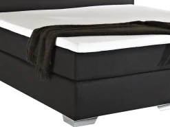 Beliani Jenkkisanky Kangas Musta 180 X 200 Cm President New