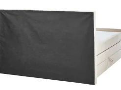 Beliani Jenkkisanky Kangas Säilytystila Vaalea Beige 160 X 200 Cm Aristocrat Clearance