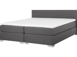 Beliani Jenkkisanky Kangas Tummanharmaa 180 X 200 Cm President Sale