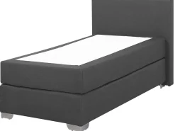 Beliani Jenkkisanky Kangas Tummanharmaa 90 X 200 Cm President New