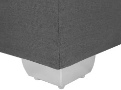 Beliani Jenkkisanky Kangas Tummanharmaa 90 X 200 Cm President New