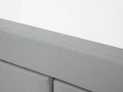 Beliani Jenkkisanky Kangas Vaaleanharmaa 140 X 200 Cm Admiral Fashion