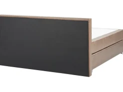 Beliani Jenkkisanky Keinonahka Ruskea 160 X 200 Cm President Flash Sale