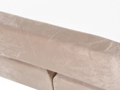 Beliani Jenkkisanky Sametti Beige 180 X 200 Cm Marquise Best