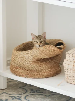 Beliani Juuttikori Hiekanruskea 2 Kpl Kaella Clearance