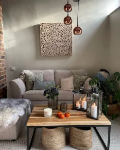 Beliani Juuttikori Hiekanruskea 2 Kpl Kaella Clearance