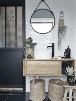 Beliani Juuttikori Hiekanruskea 2 Kpl Kaella Clearance