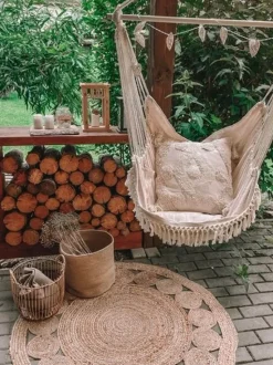 Beliani Juuttikori Hiekanruskea 3 Kpl Artigala Flash Sale