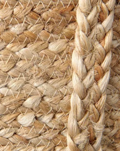 Beliani Juuttikori Luonnonvari 30 Cm 2 Kpl Ornach New