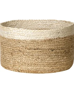 Beliani Juuttikori Luonnonvari/Beige 3 Kpl Tajori Flash Sale