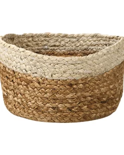 Beliani Juuttikori Luonnonvari/Beige 3 Kpl Tajori Flash Sale