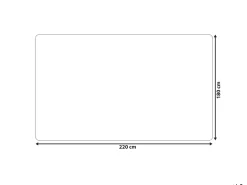 Beliani Kaksipuolinen Viininpunainen Huopa 180 X 220 Cm Tantan Fashion