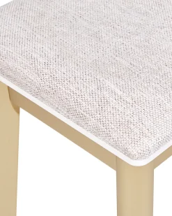 Beliani Kampauspoyta 3 Laatikkoa Led-Peili Jakkara Valkoinen/Kulta Rosey Clearance