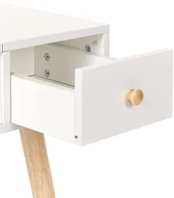 Beliani Kampauspoyta 2 Laatikkoa Peili Jakkara Valkoinen Brioude Flash Sale