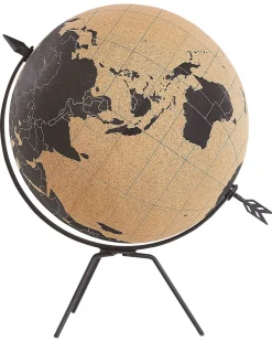 Beliani Karttapallo Ruskea/Musta 35 Cm Battuta Online