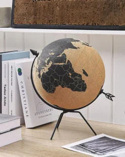 Beliani Karttapallo Ruskea/Musta 35 Cm Battuta Online