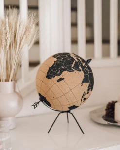 Beliani Karttapallo Ruskea/Musta 35 Cm Battuta Online