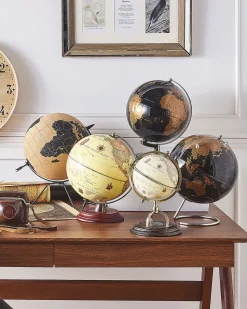 Beliani Karttapallo Ruskea/Musta 35 Cm Battuta Online