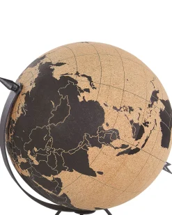 Beliani Karttapallo Ruskea/Musta 35 Cm Battuta Online